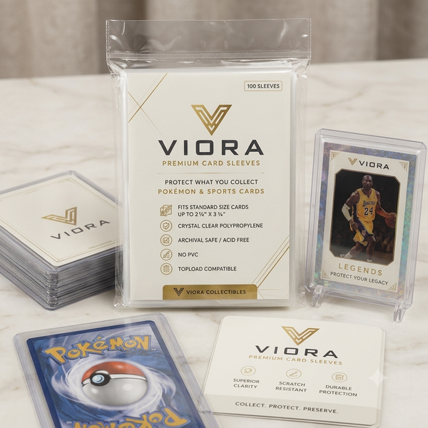 Premium Clear Card Sleeves (100 Per Pack)