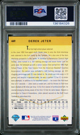 Derek Jeter Rookie #449 RC PSA 8 NM-MT | 1993 Upper Deck